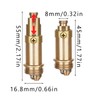 Replacement Stud for Drain Pipe, Pop-Up Drain Valve, Brass Screws,