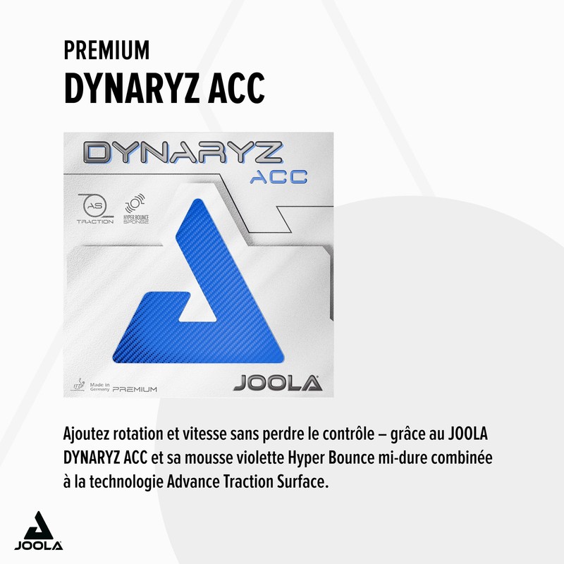 JOOLA table tennis rubber Dynaryz ACC (black max+)