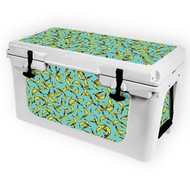 MightySkins (Cooler Not Included) Skin Compatible with RTIC 45 Cooler (2017 Model) - Bananas | Protective, Durable, and Unique Vinyl Decal wrap Cover | Easy to Apply | Made in The USA