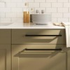 vidaXL Stainless Steel Drawer Handles Black - Modern Design Cabinet