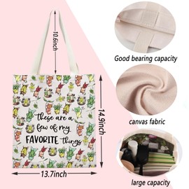 TSOTMO Video Game Inspired Gift Korok Reusable Grocery Bag Flora Of Hyrule Gift Game Fans Gift Korok Plant Tote Bag (ZK Game)