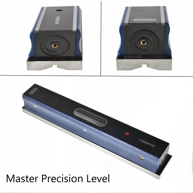 netuera 12 Inch Master Precision Level in Fitted Wooden Box,