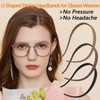 3 Pack Headbands Designed for Eyewear,Flex No Pressure Hairbands for