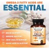 Omega 3 Fish Oil Capsules 3x Strength 2400mg EPA &