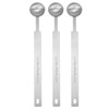 sourcing map 3pcs Single Measuring Spoon 1/2tsp (1/6tbsp, 2.5ml) Teaspoon/Tablespoon