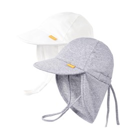 FURTALK Baby Sun Hat UPF 50+ Sun Protective Outdoor Adjusrtable Cotton Beach Hats for Unisex Baby