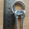 Techigher 2PCS Awning Tent Poles Rings with 2 Pins for