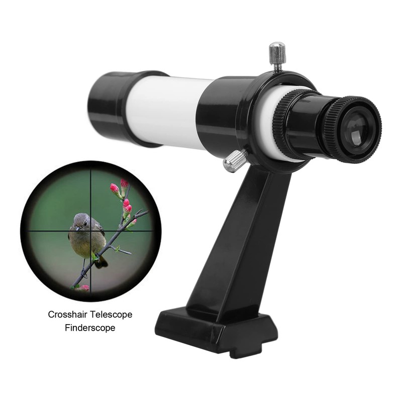 Finder Scope, 5x Magnification Telescope Finderscope Guide Scope with Inline