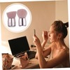 Baluue Facial Contouring Makeup Brush Set 2pcs Mushroom Brush for