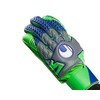 uhlsport Men's Tensiongreen Soft Sf Goalkeeper Gloves, Dark Grey/Fluo Green/Marin,