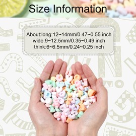 DanLingJewelry 200Pcs Mixed Styles Letter Cabochon Opaque Resin Alphabet Flatback Charms for DIY Craft Scrapbooking Jewelry Making