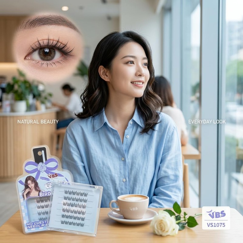 VBS self-adhesive eyelashes 10mm Beauty | Natural Lash Clusters for