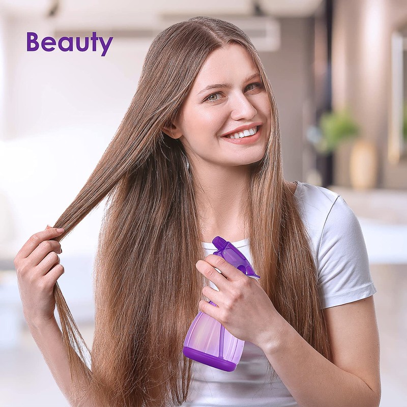 DilaBee Plastic Spray Bottles - 12oz (3 Pack) Water Spray