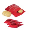 4 Pack Red Microwave Potato Bag Reusable Potato Pouch Cooker