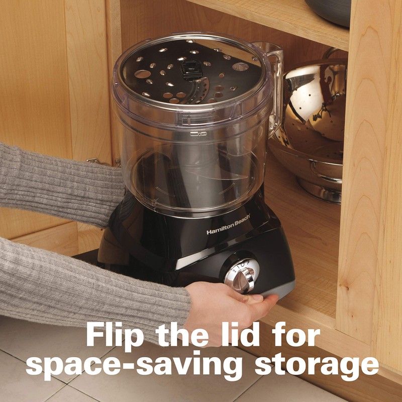 Hamilton Beach Food Processor & Vegetable Chopper for Slicing, Shredding,