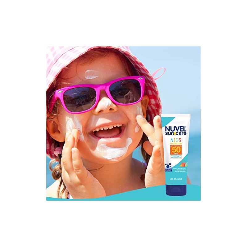 Nuvel SunCare Protector Solar Kids para Cara y Cuerpo, 50