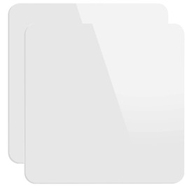 KINJOEK 2 PCS 30x30cm 12 x 12 Inch Acrylic White Reflective Display Table Riser for Professional Product Photography, Tabletop Background Photo Boards for Product Table Top Photography Shooting