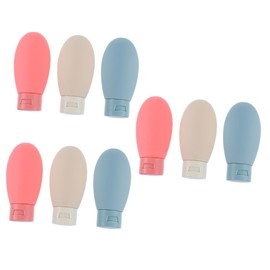 Ipetboom 9pcs Travel Sub Bottling Set Portable Leak Containers for Shampoo Shower Gels and Lotions for Travel Toiletries Essentials