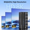 KVM Switch 3 Monitors 4 Computers 8K@60Hz 4K@144Hz, HDMI +2