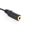 Buachois Cable Adaptador de Micrófono, Cable Adaptador de Audio Jack,