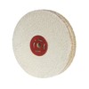 JUNLIXN 8 inch Extra Thick Rigid Sisal Buffing Wheel, 5/8