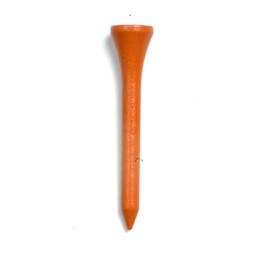 Golf Tees Etc 2 1/8" Wooden Tees - Pack of 300 (Orange)