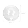 OSALADI Glass Lampshade Replacement 5.90 Inch Clear Globe Lamp Cover