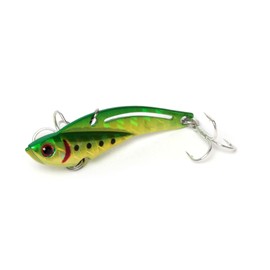 Jackson Teppan Vibe Lure, 0.1 oz (3 g), GGR Gold Green