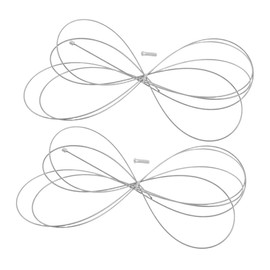 Totority 2pcs Bicycle Gear Cable: Bike Brake Cable Shift Line 2.1m/82 Length for Mountain and Road Bikes - Professional Transmission Lines for Bike Repair - Universal Derailleur Wire