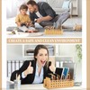 Burbell Bamboo Charging Station for Multiple Devices, Cell Phone Docking
