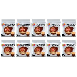 TASSIMO Marcilla Espresso Coffees Pods - 10 Pack (160 Drinks)