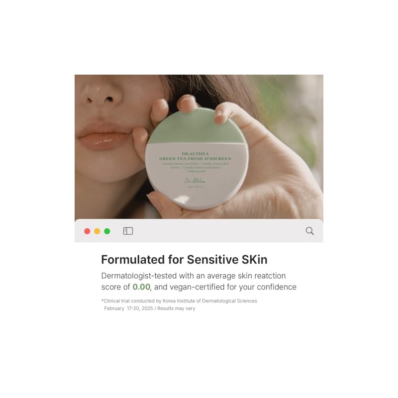 Fresh Green Tea Sunscreen by Dr.Althea