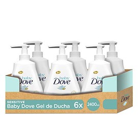 Gel Bath Dove Baby Sensitive Moisture From Head to Toe 400 ml – Pack of 6: 2400 ml