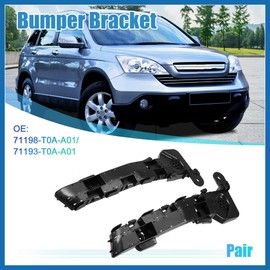 A ABSOPRO 1 Pair Left Right Side Car Front Bumper Mounting Support Bracket NO.71198-T0A-A01/71193-T0A-A01 for Honda CRV 2012-2016 Item Replacement