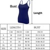 BQTQ 6 Pcs Camisole for Women Undershirts Adjustable Spaghetti Strap