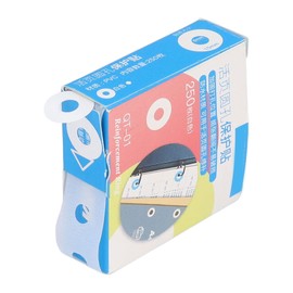 Hole Reinforcement Stickers Binder Hole Reinforcers Clear Pvc Hole Punch Reinforcers Stickers Diy Production Pvc Simple Reinforcementels (White)