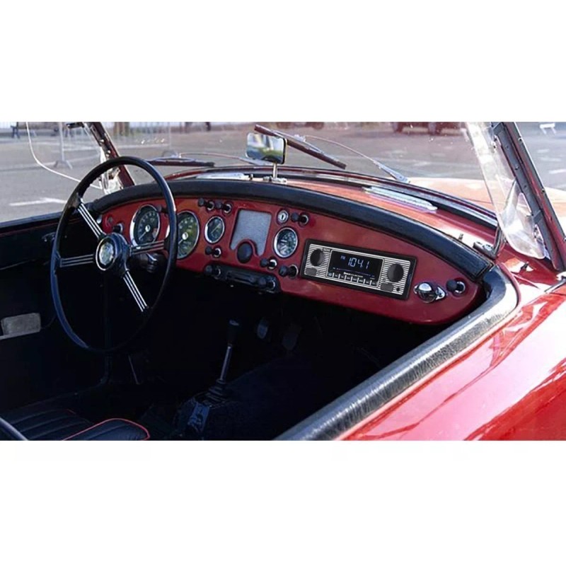 SDX Auto Estéreo Vitange Clasico Reprodutor Digital Antiguo Usb