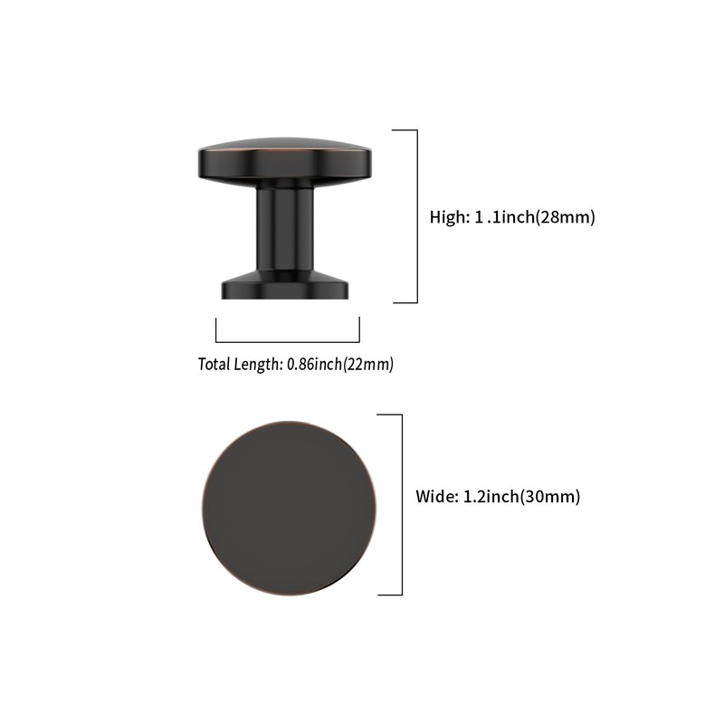 Asidrama 10 Pack Oil Rubbed Bronze Kitchen Cabinet Knobs Dresser