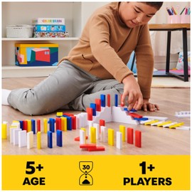 Spin Master Games, Lily Hevesh H5 Domino Creations 100-Piece Dominoes Set, Kids Games, Building Toys, Classic Game, Dominoes for Adults, for Ages 5 & Up