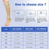 bropite Zipper Open Toe Compression Socks for Women Men 2