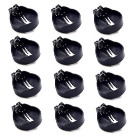 LampVPath (Pack of 12 CR2032 Battery Holder, Coin Cell Button Socket Holder Case, CR2032 Coin Cell Button Battery Holder with 2 Pin Solder Mounting Lead