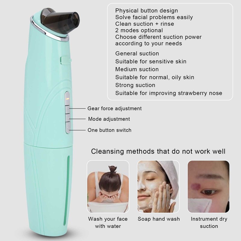 Electric Hot Compress Blackhead Acne Removal Machine Face Pore Cleaner