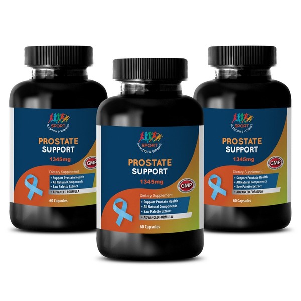 Prostate Health - Prostate Support. Saw Palmetto Extract (3 Bottles)