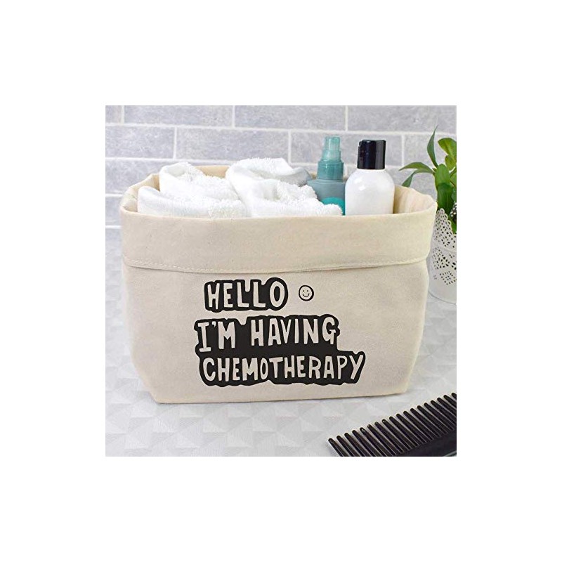 Large 'I'm Having Chemotherapy' Canvas Organiser/Storage Bag (OR00005616)