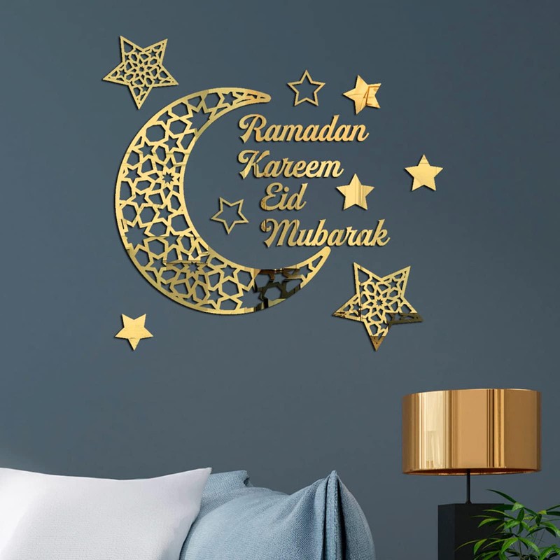 Islamic Wall Art,Ramadan Decorations for Home,Eid Mubarak Decorations,Ramadan Kareem,Eid Mubarak