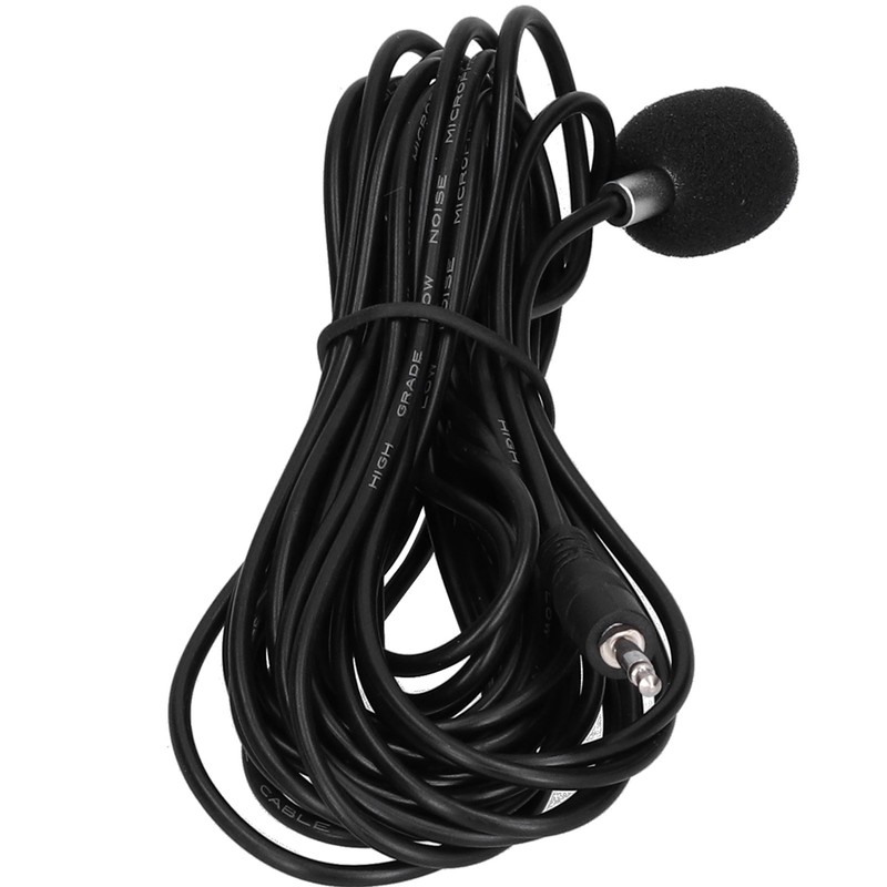 Professional Condenser Microphone Lavalier Lapel Mic Clipon Instrument Microphone for