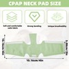 Silk CPAP Neck Pad for CPAP Headgear, Light Green CPAP