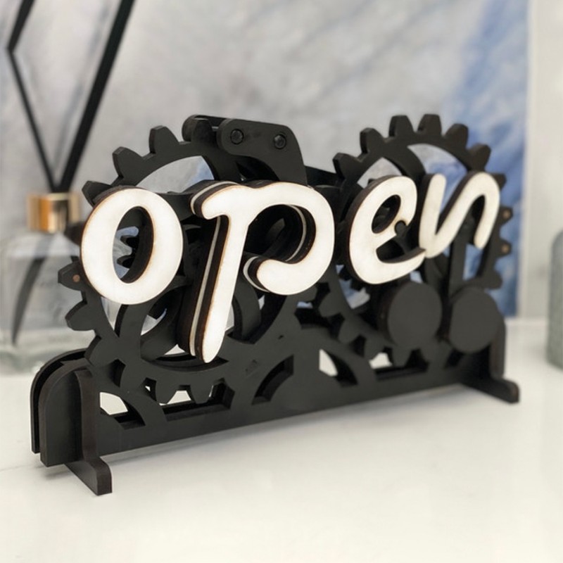 Manual Gear Open and Close Switch Decorative Ornament