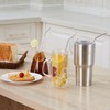 4 Extra Long Stainless Steel Straws for 30 OZ Tumbler