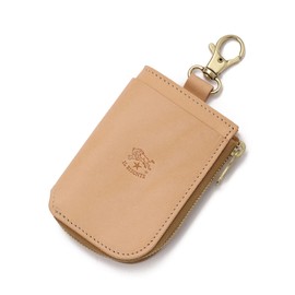 IL BISONTE Key Case, Leather, Genuine Leather, Cowhide Leather, Women's, Men's, Unisex, Zip, Nume
